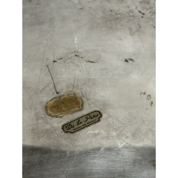 Vintage Del La Pena Silver Plated Oval Tray 18 - Picture 8 of 8